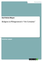 Religion in Wittgenstein s  On Certainty 