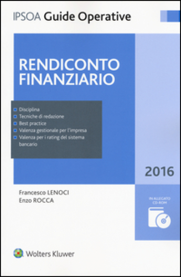 Rendiconto finanziario. Con CD-ROM - Francesco Lenoci - Enzo Rocca