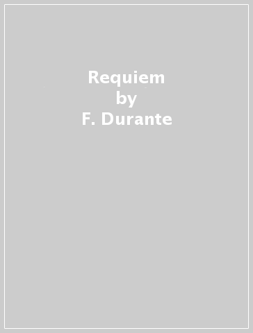 Requiem - F. Durante