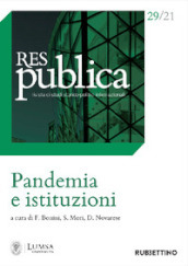 Res publica (2021). 29: Pandemia e istituzioni