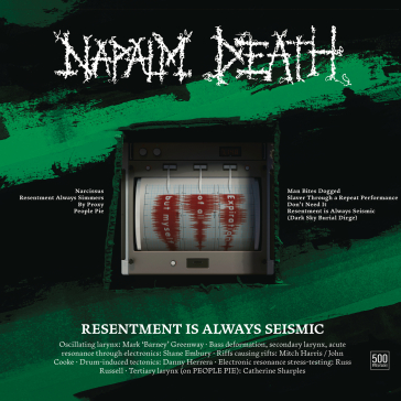Resentment is always seismic - Napalm Death