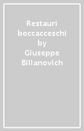 Restauri boccacceschi