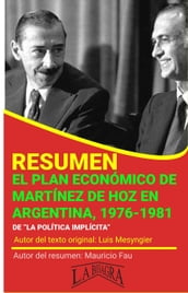 Resumen de El Plan Económico de Martínez de Hoz en Argentina, 1976-1981