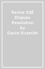 Revise SQE Dispute Resolution