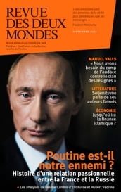 Revue des Deux Mondes septembre 2015