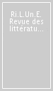 Ri.L.Un.E. Revue des littératures de l union européenne. 4.Traduction et tradition? Parcours dans le polysystème littéraire européen