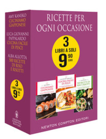 Ricette per ogni occasione: Cuciniamo giapponese-Cucina facile di pesce-500 ricette di riso e risotti - Amy Kaneko - Alba Allotta