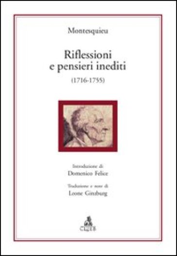 Riflessioni e pensieri inediti (1716-1755) - Charles L. de Montesquieu