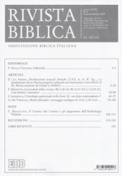 Rivista biblica (2020). 1.