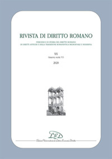Rivista di diritto romano. Nuova serie (2020). 20.