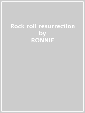 Rock&roll resurrection & - RONNIE & HAWKS HAWKINS