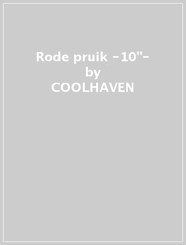 Rode pruik -10"- - COOLHAVEN