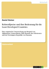 Rohstoffpreise und ihre Bedeutung für die Least Developed Countries