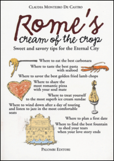 Rome's cream of the crop. Sweet and savory tips for the eternal city - Claudia Monteiro De Castro