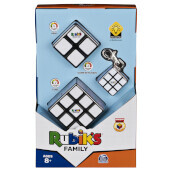 Rubik Il Cubo, Family Pack 3X3 + 2X2 + 3X3 Portachiavi