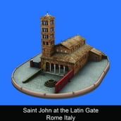 Saint John at the Latin Gate Rome Italy