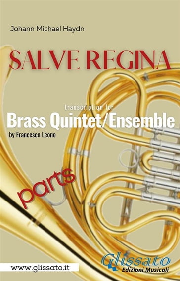 Salve Regina - Brass Quintet (parts) - Johann Michael Haydn