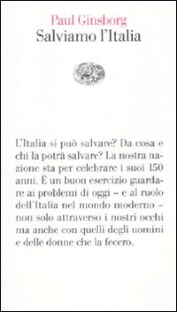 Salviamo l'Italia - Paul Ginsborg
