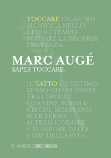 Saper toccare - Marc Augé