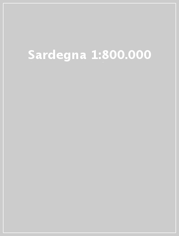 Sardegna 1:800.000