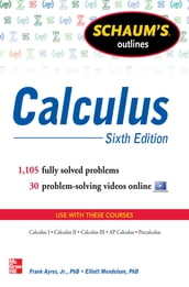 Schaum s Outline of Calculus, 6th Edition