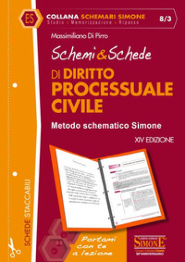 Schemi & schede di diritto processuale civile - Massimiliano Di Pirro