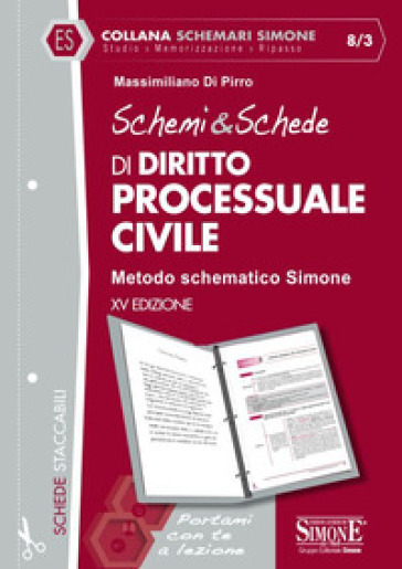 Schemi & schede di diritto processuale civile - Massimiliano Di Pirro