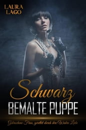 Schwarz bemalte Puppe