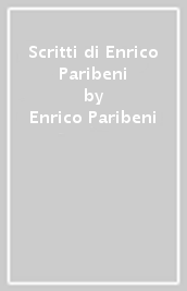 Scritti di Enrico Paribeni