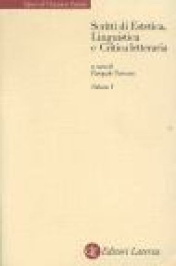 Scritti di estetica, linguistica e critica letteraria. 1.Estetica - Vincenzo Padula