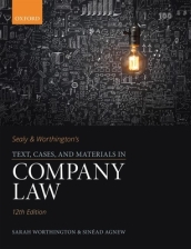 Sealy & Worthington s Text, Cases, and Materials in Company Law