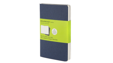 Set 3 Quaderni A Pagine Bianche - Pocket - Copertina Blu Navy - Quaderni a pagine bianche