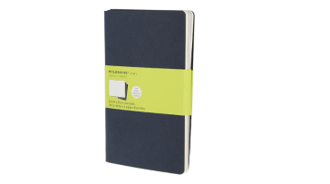 Set 3 Quaderni A Pagine Bianche - Large - Copertina Blu Navy - Quaderni a pagine bianche