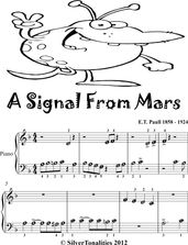 A Signal From Mars Beginner Piano Sheet Music Tadpole Edition