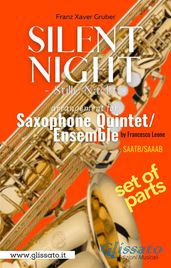 Silent Night - Saxophone Quintet/Ensemble (parts)