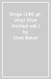 Sings (180 gr. vinyl blue limited edt.)