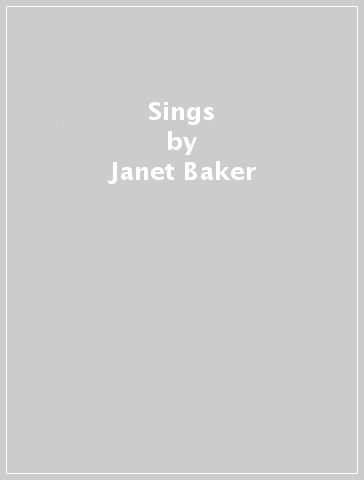 Sings - Janet Baker