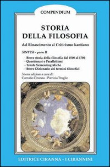 Sintesi di storia della filosofia. Vol. 2 - Corrado Ciranna - Patrizia Truglio