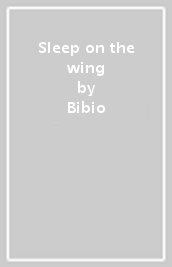 Sleep on the wing