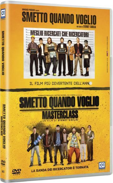 Smetto quando voglio + Smetto quando voglio - Masterclass (2 DVD) - Sydney Sibilia