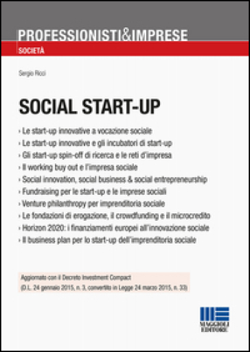 Social start-up - Sergio Ricci