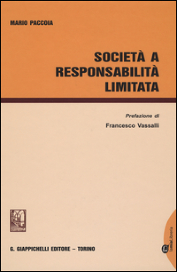 Società a responsabilità limitata - Mario Paccoia
