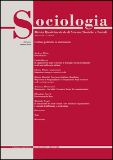 Sociologia. Rivista quadrimestrale di scienze storiche e sociali (2014). 3.