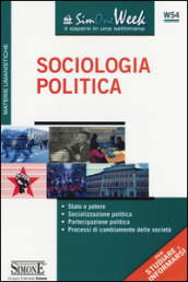 Sociologia politica. Stato e potere. Socializzazione politica. Partecipazione politica. Processi di cambiamento delle società