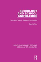 Sociology and School Knowledge