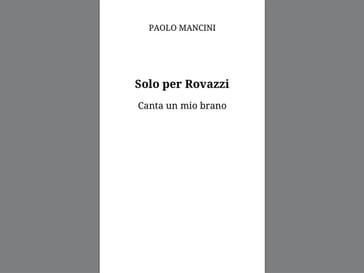 Solo per Rovazzi - Paolo