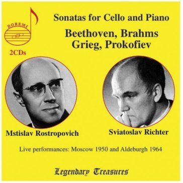 Sonatas for cello & piano - Mstislav Leopoldovic Rostropovic - Karl Richter