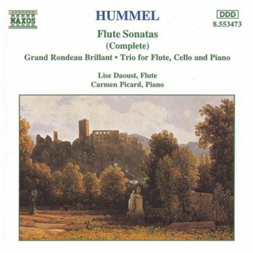 Sonate x fl e pf (integrale): sonat - Hummel Johann Nepomu