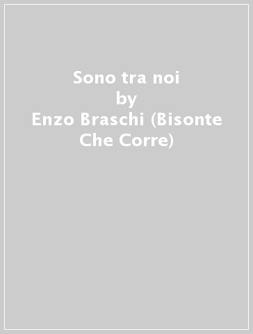 Sono tra noi - Enzo Braschi (Bisonte Che Corre)