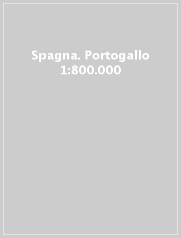 Spagna. Portogallo 1:800.000